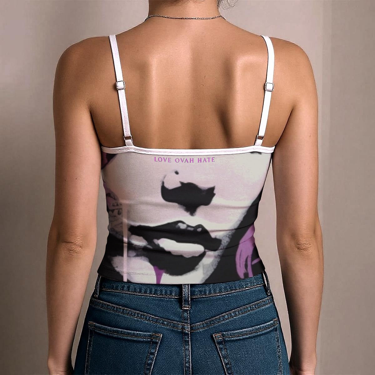 Love Ovah Hate Women's Spaghetti Strap Tank Top