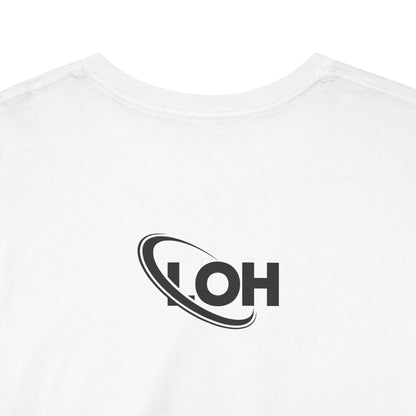 LOVE OVAH HATE— Bold Red & Black Statement Shirt