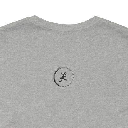 LOVEOVAHHATE Vertical Cross Graphic Tee