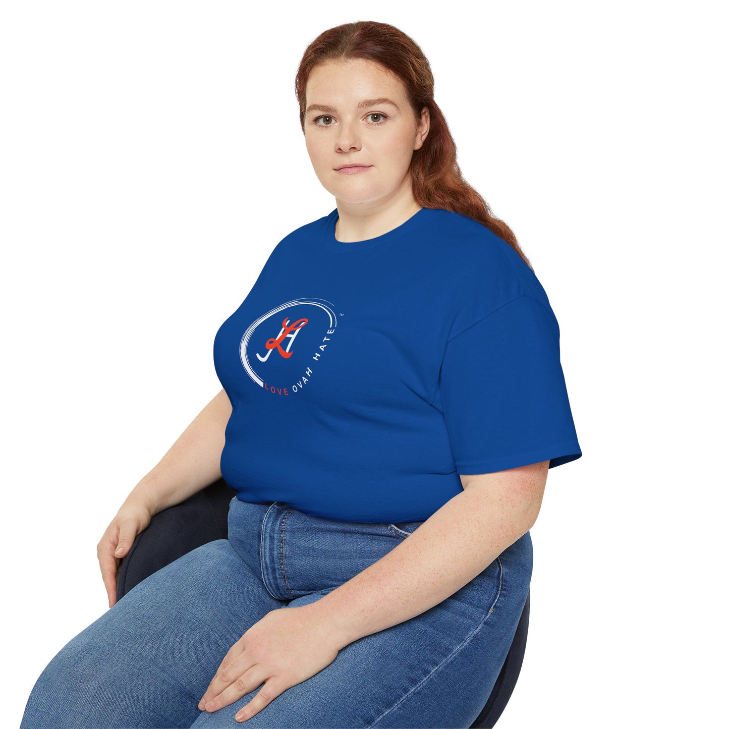 Baumwoll-T-Shirt Qualität Konstruktion gerippter Kragen Unisex Passform 