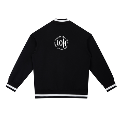 Love Ovah Hate Zip Bomber Jacket