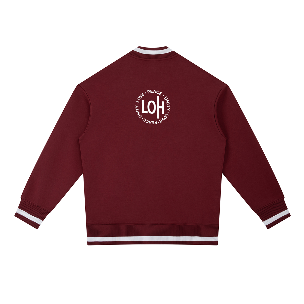 Love Ovah Hate Zip Bomber Jacket