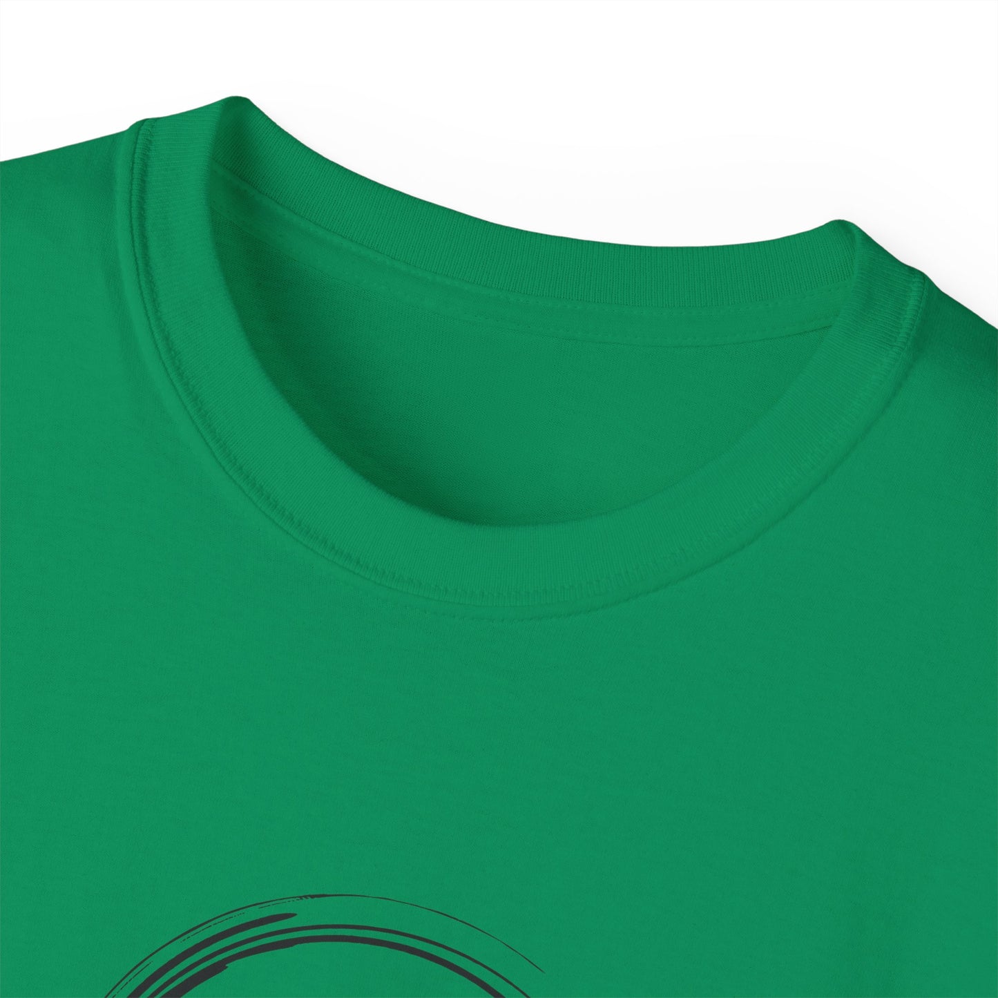 Baumwoll-T-Shirt Qualität Konstruktion gerippter Kragen Unisex Passform 