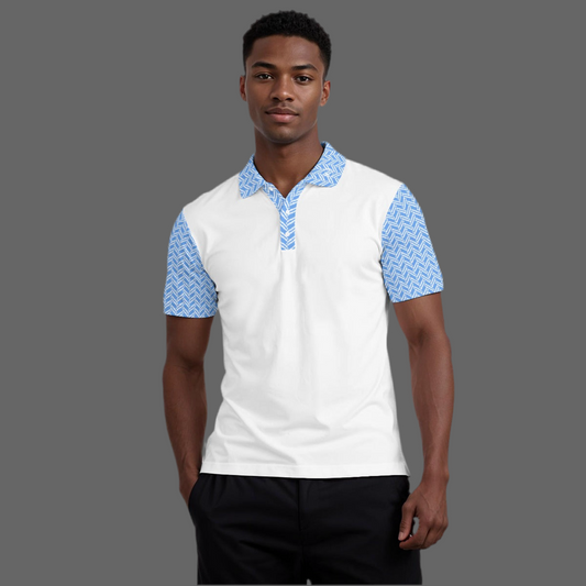 Love Ovah Hate Men's Classic Polo Collar Shirt