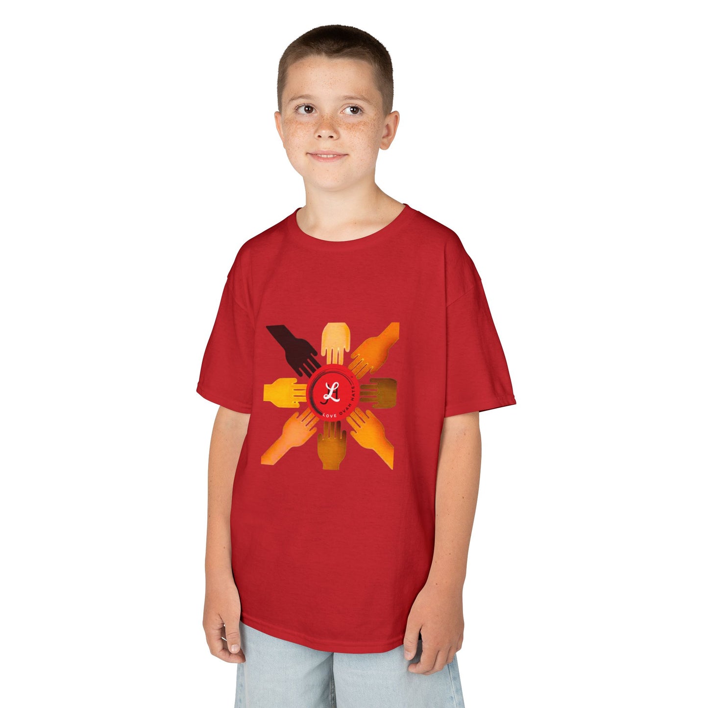 Unity Hands Kinder-T-Shirt - Umarmen Sie die Vielfalt in Stil 