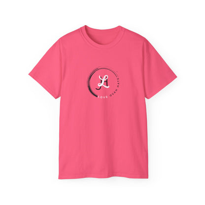 Baumwoll-T-Shirt Qualität Konstruktion gerippter Kragen Unisex Passform 