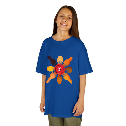 Unity Hands Kinder-T-Shirt - Umarmen Sie die Vielfalt in Stil 