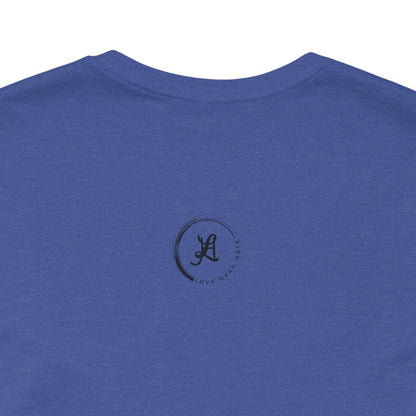 LOVEOVAHHATE Vertical Cross Graphic Tee