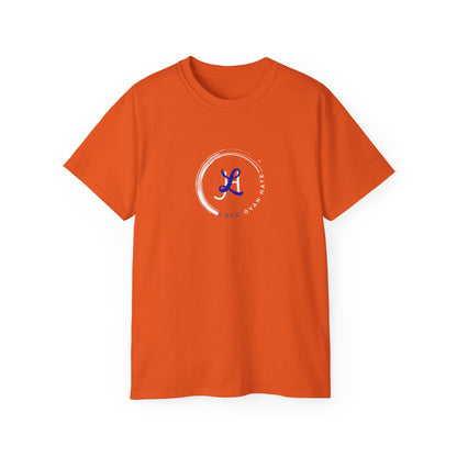 Baumwoll-T-Shirt Qualität Konstruktion gerippter Kragen Unisex Passform 