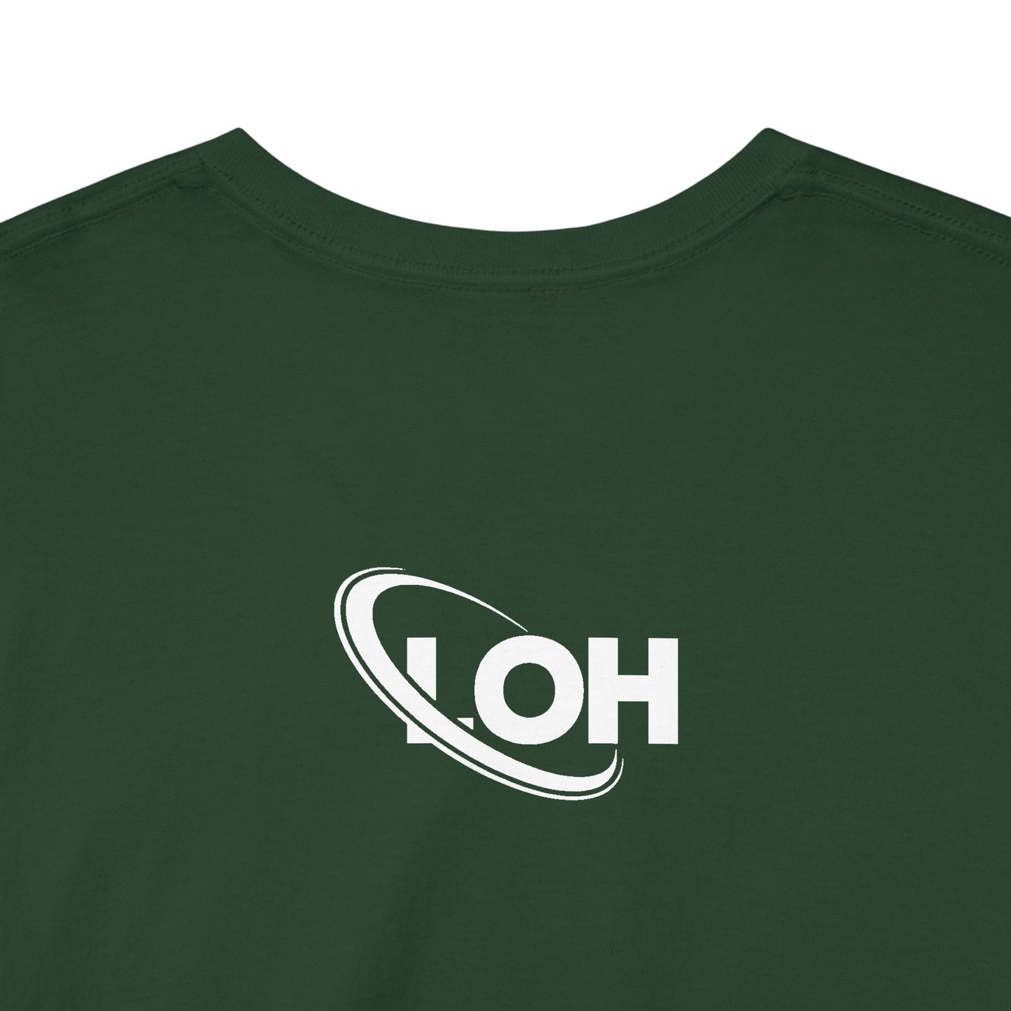 LOVE OVAH HATE— Bold Red & Black Statement Shirt
