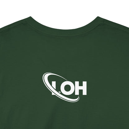 LOVE OVAH HATE— Bold Red & Black Statement Shirt