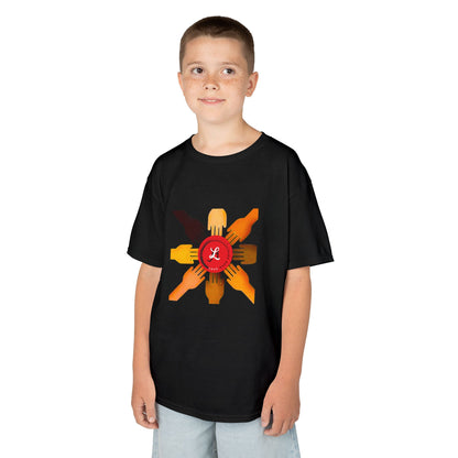 Unity Hands Kinder-T-Shirt - Umarmen Sie die Vielfalt in Stil 