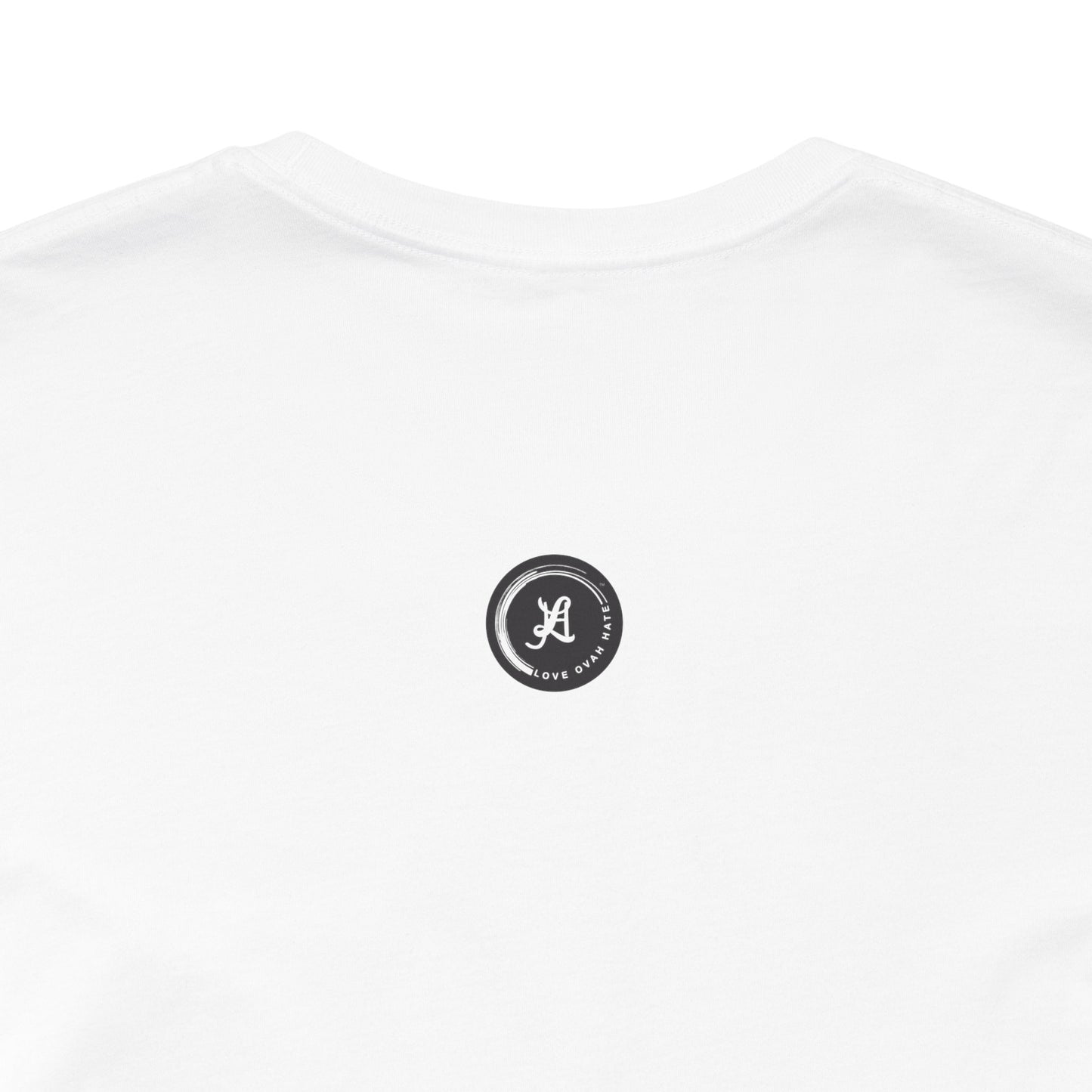 LOVEOVAHHATE Vertical Cross Graphic Tee