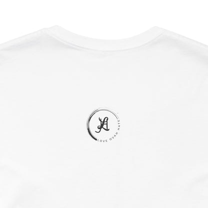 LOVEOVAHHATE Vertical Cross Graphic Tee
