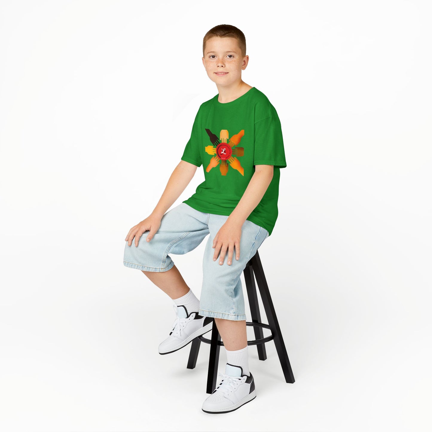 Unity Hands Kinder-T-Shirt - Umarmen Sie die Vielfalt in Stil 