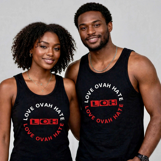 Love Ovah Hate Crewneck Tank Top