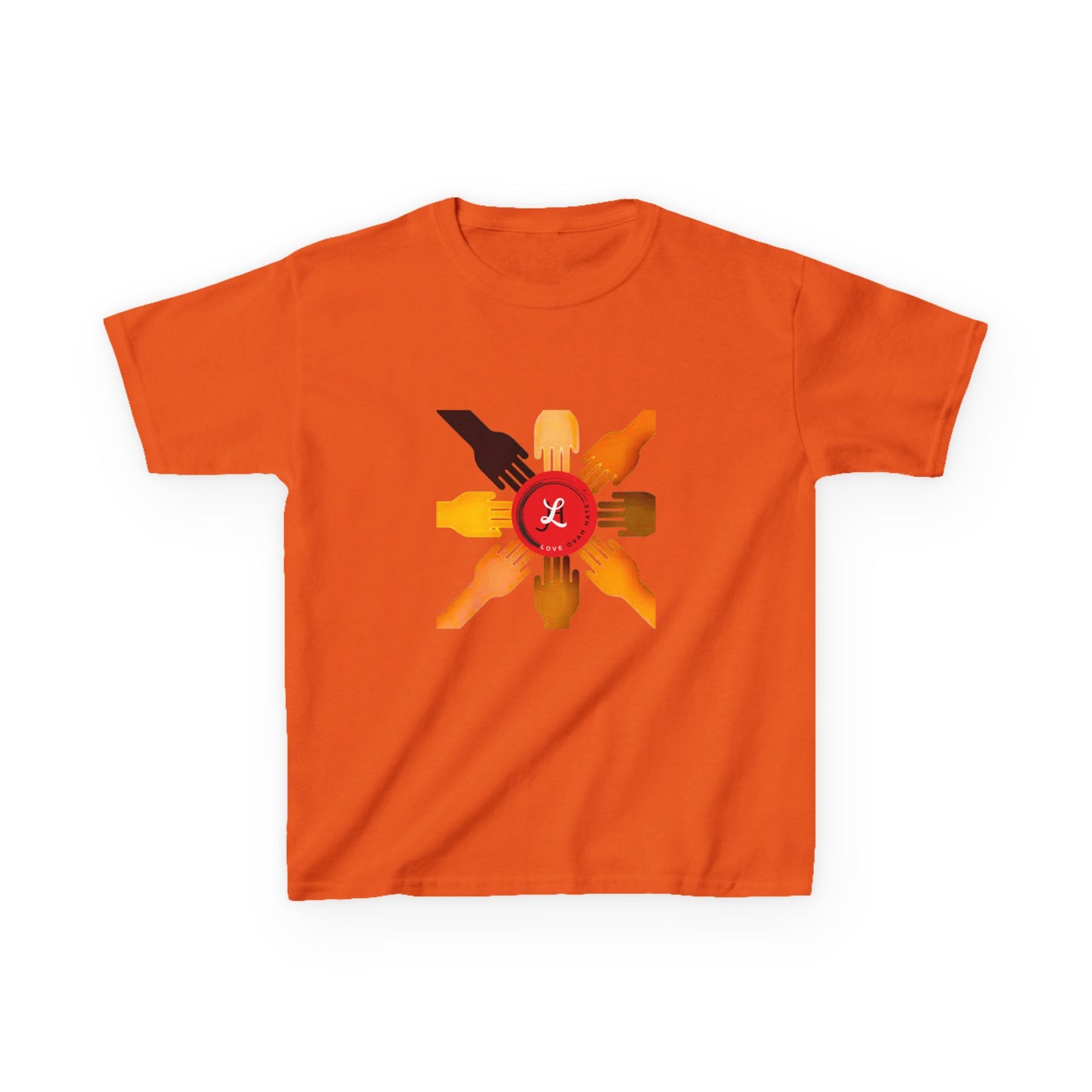 Unity Hands Kinder-T-Shirt - Umarmen Sie die Vielfalt in Stil 