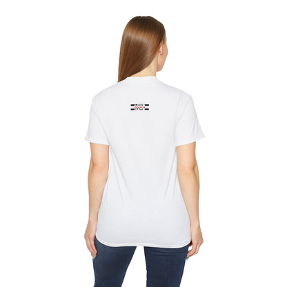 Baumwoll-T-Shirt Qualität Konstruktion gerippter Kragen Unisex Passform 