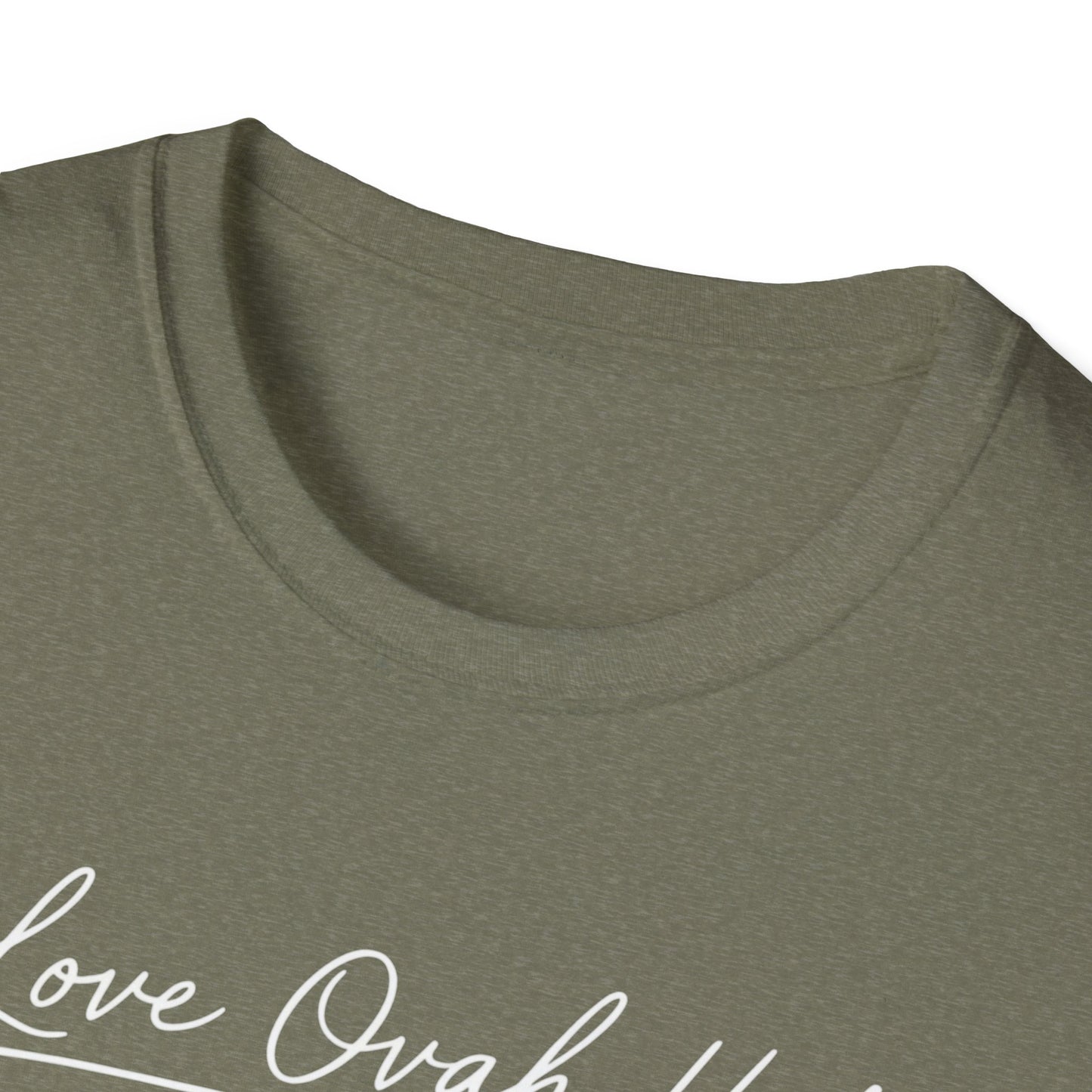 Love Ovah Hate T-Shirt — Handwritten Script Love Tee