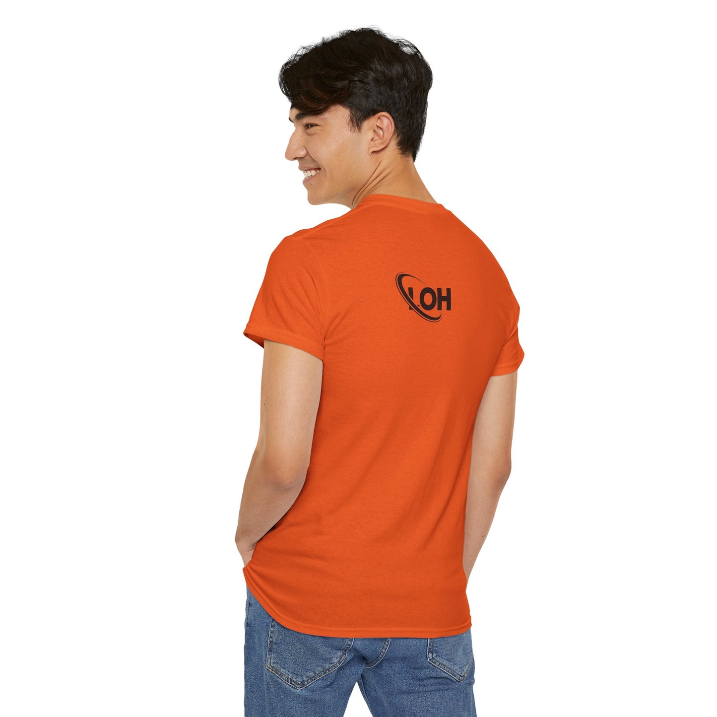 LOVE OVAH HATE— Bold Red & Black Statement Shirt