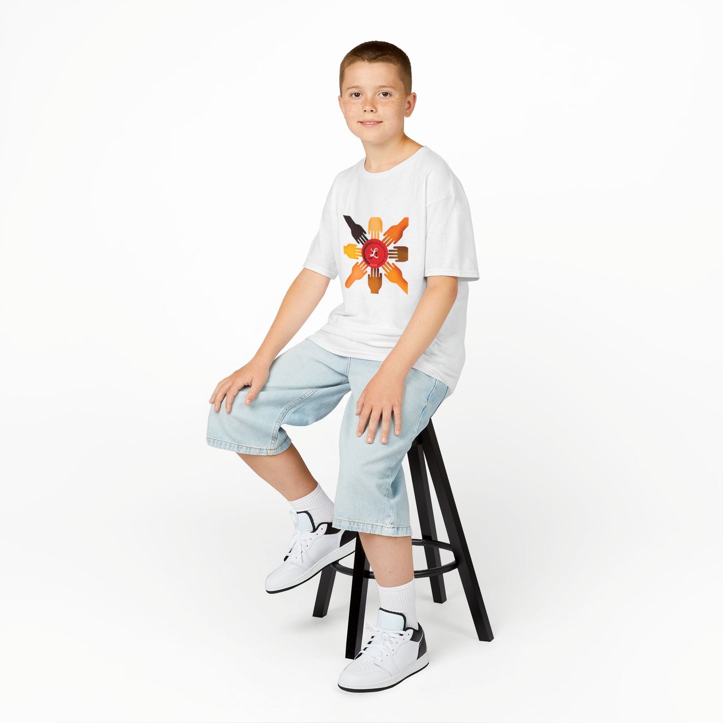 Unity Hands Kinder-T-Shirt - Umarmen Sie die Vielfalt in Stil 