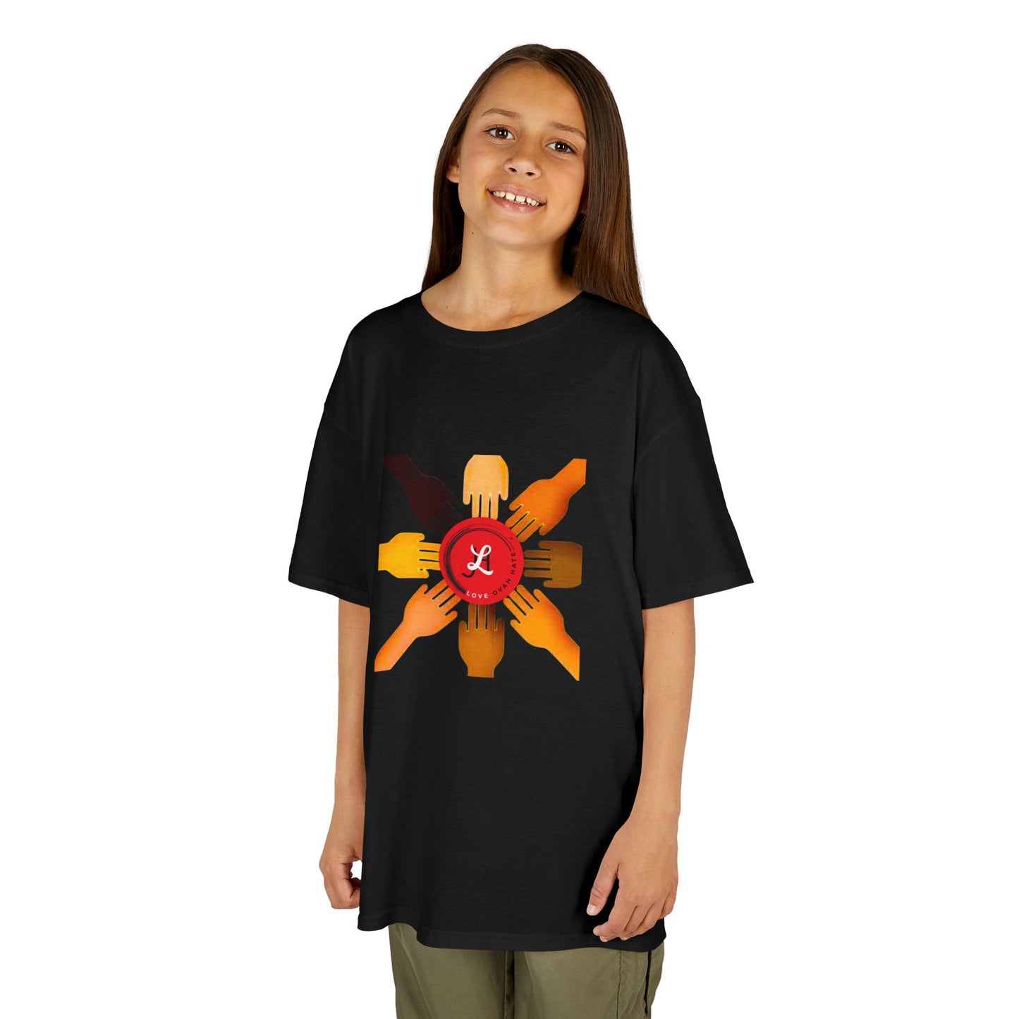 Unity Hands Kinder-T-Shirt - Umarmen Sie die Vielfalt in Stil 