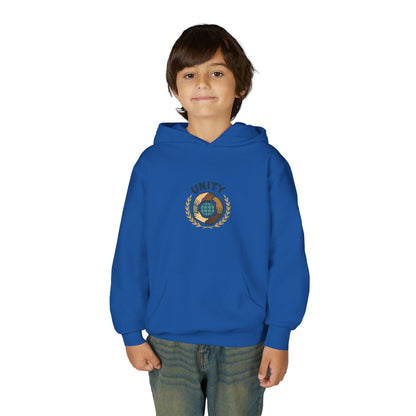 Youth Unity Globe Hoodie — 'Unity' Graphic Youth Hoodie