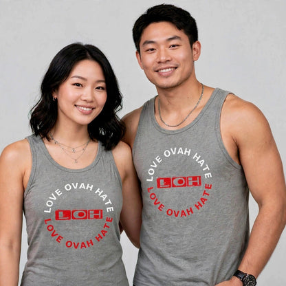 Love Ovah Hate Crewneck Tank Top