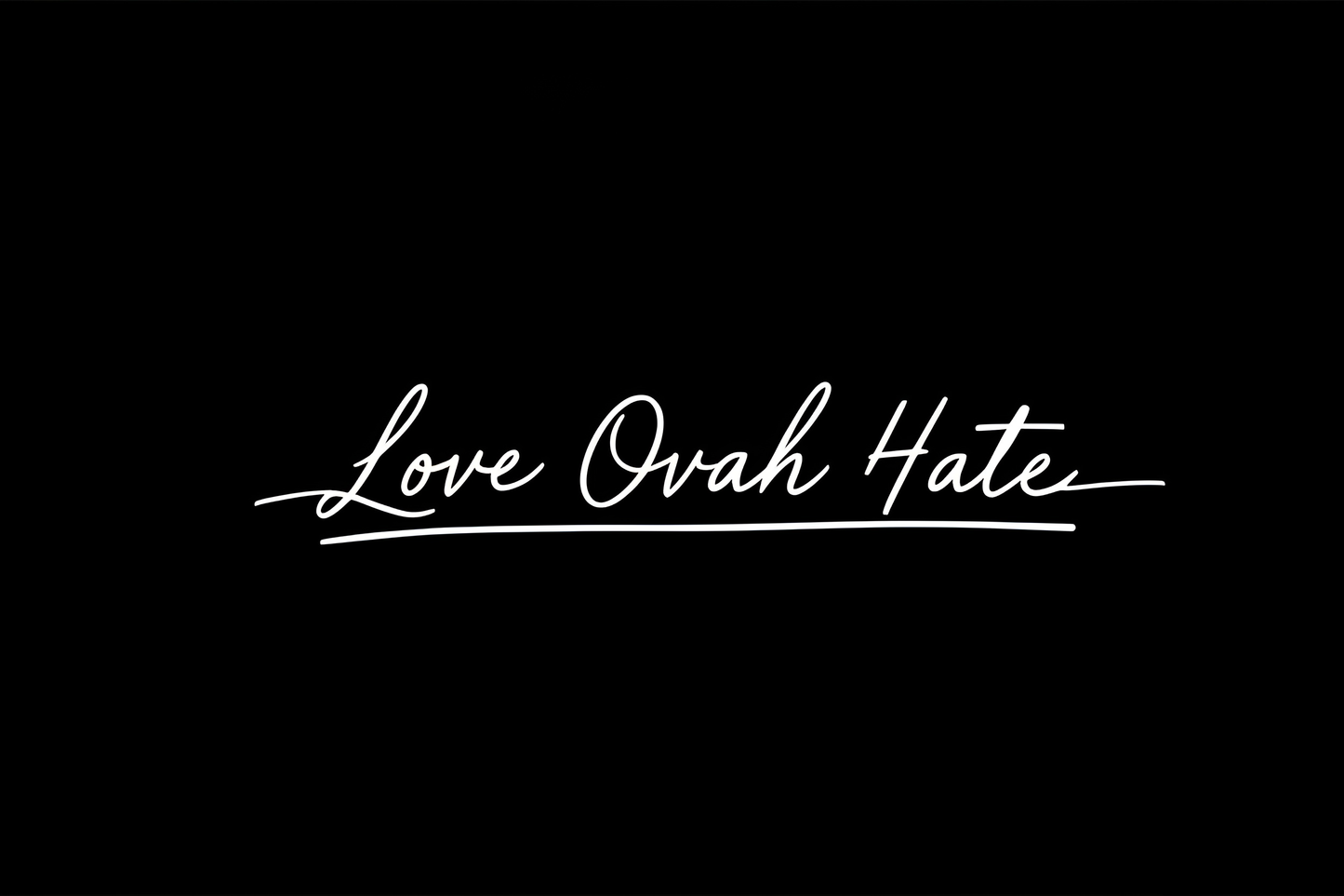 Women’s Love Ovah Hate Flared Jumpsuit