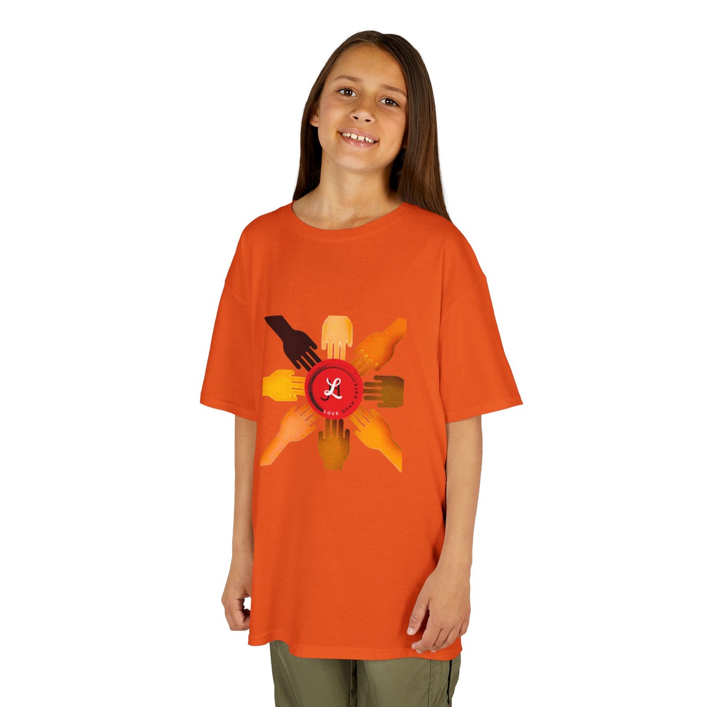 Unity Hands Kinder-T-Shirt - Umarmen Sie die Vielfalt in Stil 