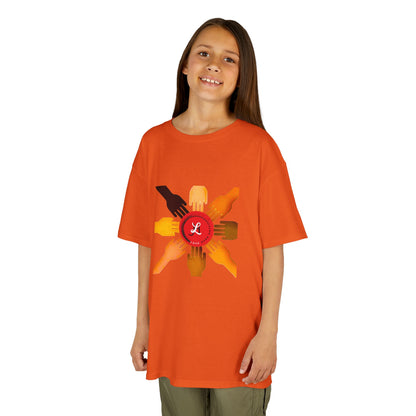 Unity Hands Kinder-T-Shirt - Umarmen Sie die Vielfalt in Stil 
