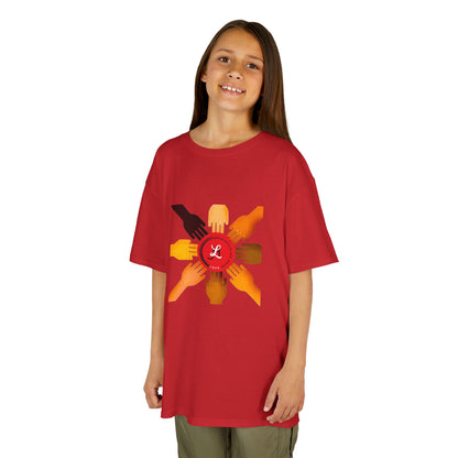Unity Hands Kinder-T-Shirt - Umarmen Sie die Vielfalt in Stil 