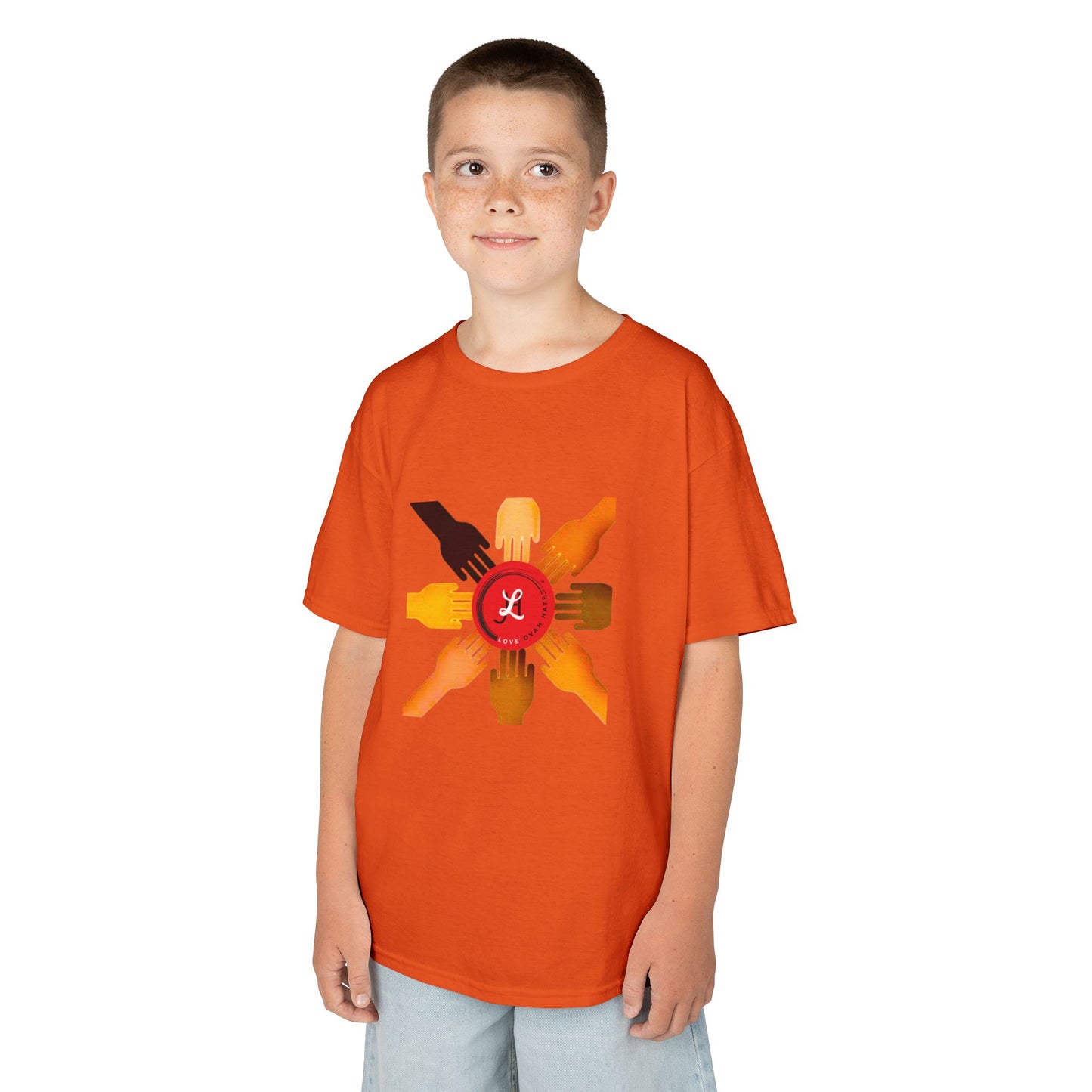 Unity Hands Kinder-T-Shirt - Umarmen Sie die Vielfalt in Stil 