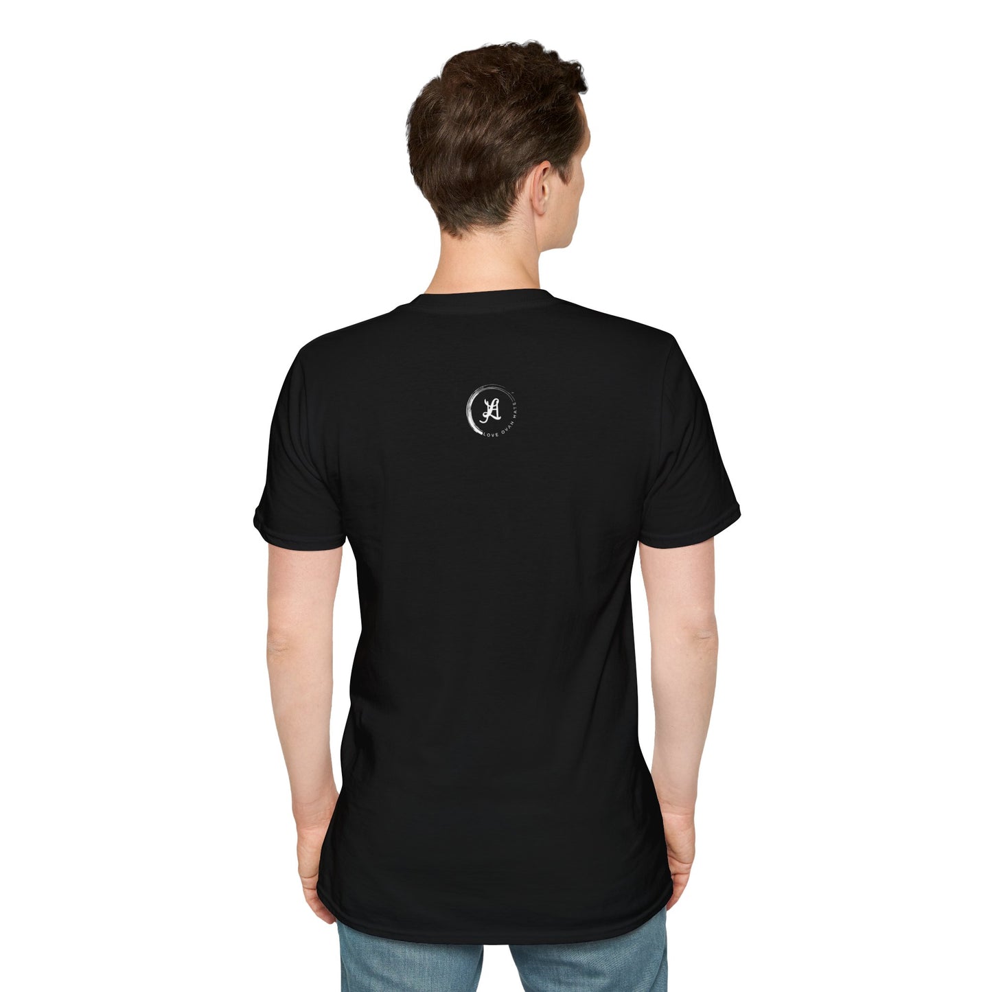 Love Ovah Hate T-Shirt — Handwritten Script Love Tee