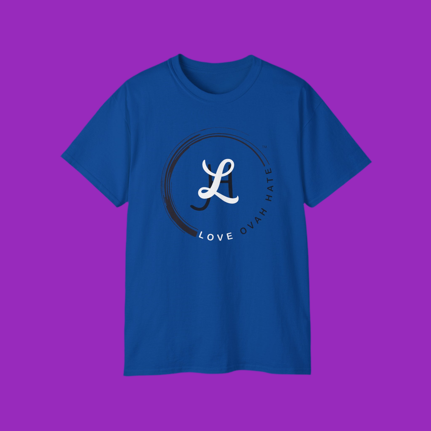 Baumwoll-T-Shirt Qualität Konstruktion gerippter Kragen Unisex Passform 