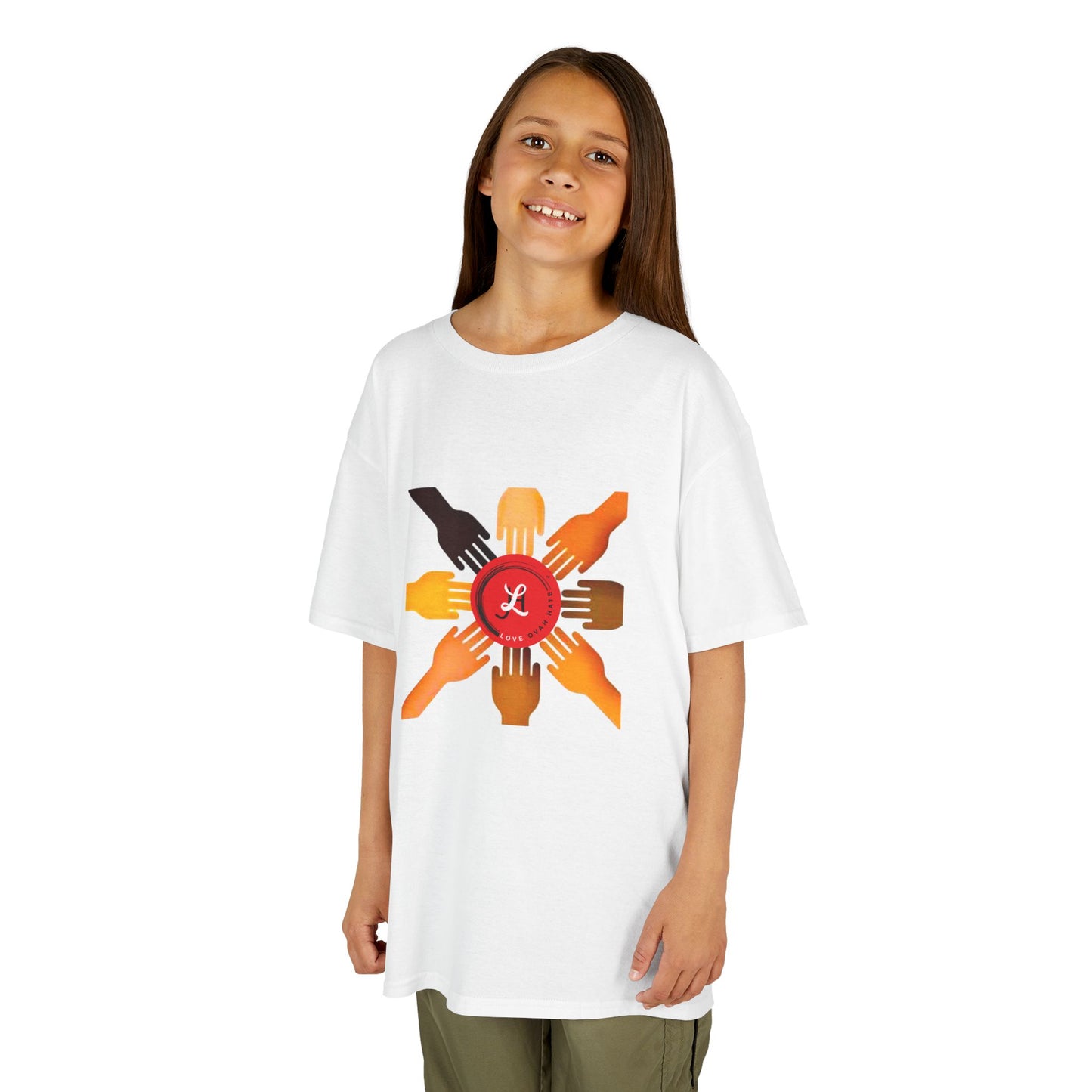 Unity Hands Kinder-T-Shirt - Umarmen Sie die Vielfalt in Stil 