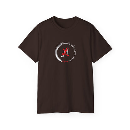 Baumwoll-T-Shirt Qualität Konstruktion gerippter Kragen Unisex Passform 
