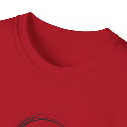 Baumwoll-T-Shirt Qualität Konstruktion gerippter Kragen Unisex Passform 