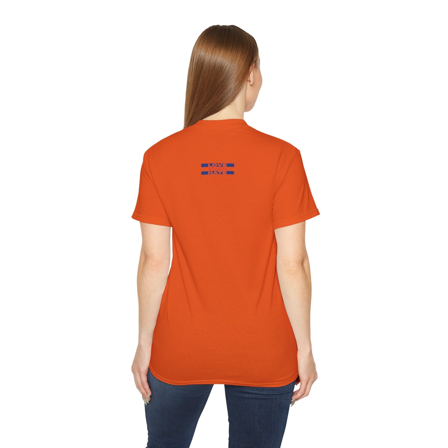 Baumwoll-T-Shirt Qualität Konstruktion gerippter Kragen Unisex Passform 
