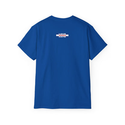 Baumwoll-T-Shirt Qualität Konstruktion gerippter Kragen Unisex Passform 