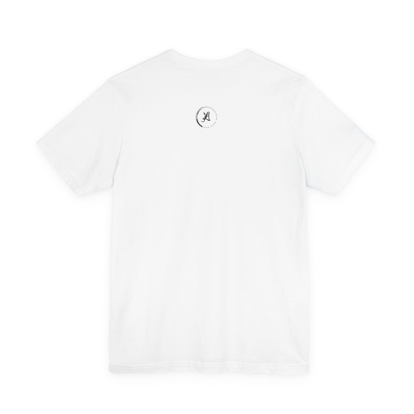 LOVEOVAHHATE Vertical Cross Graphic Tee