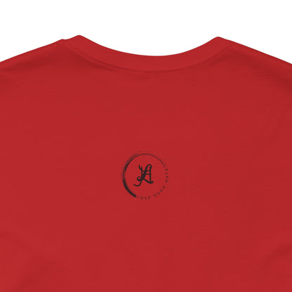 LOVEOVAHHATE Vertical Cross Graphic Tee