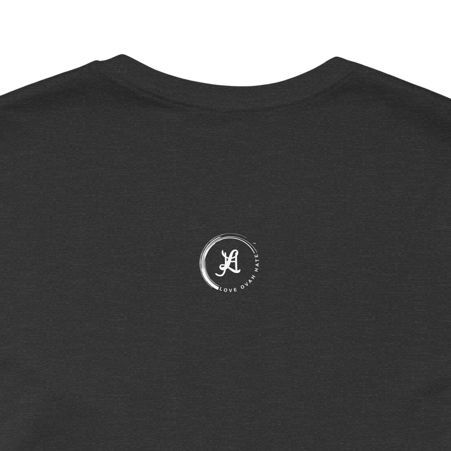 LOVEOVAHHATE Vertical Cross Graphic Tee
