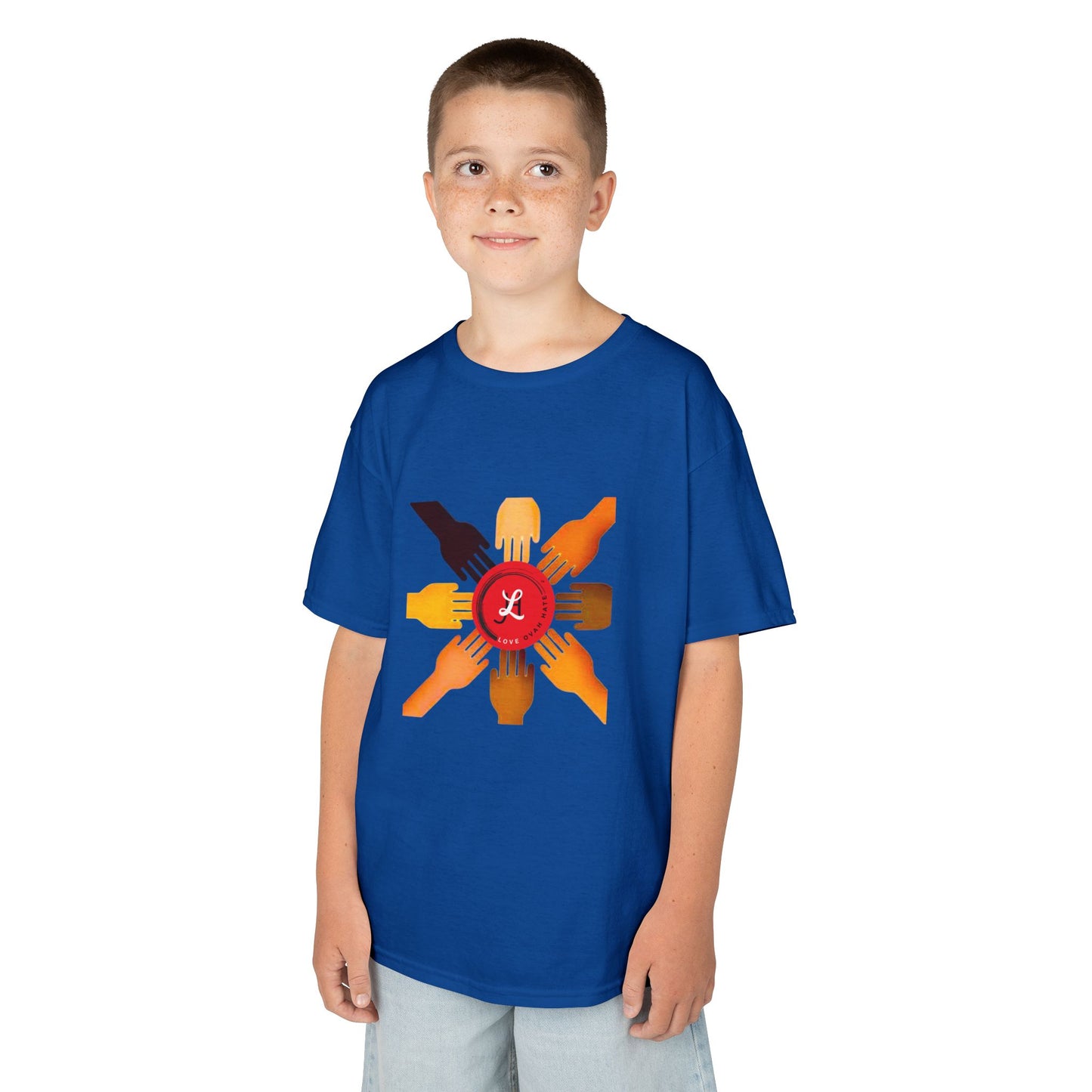 Unity Hands Kinder-T-Shirt - Umarmen Sie die Vielfalt in Stil 