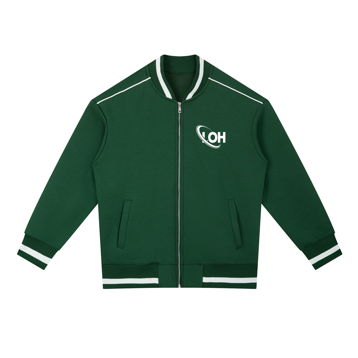 Love Ovah Hate Zip Bomber Jacket