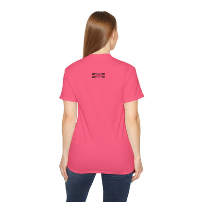Baumwoll-T-Shirt Qualität Konstruktion gerippter Kragen Unisex Passform 