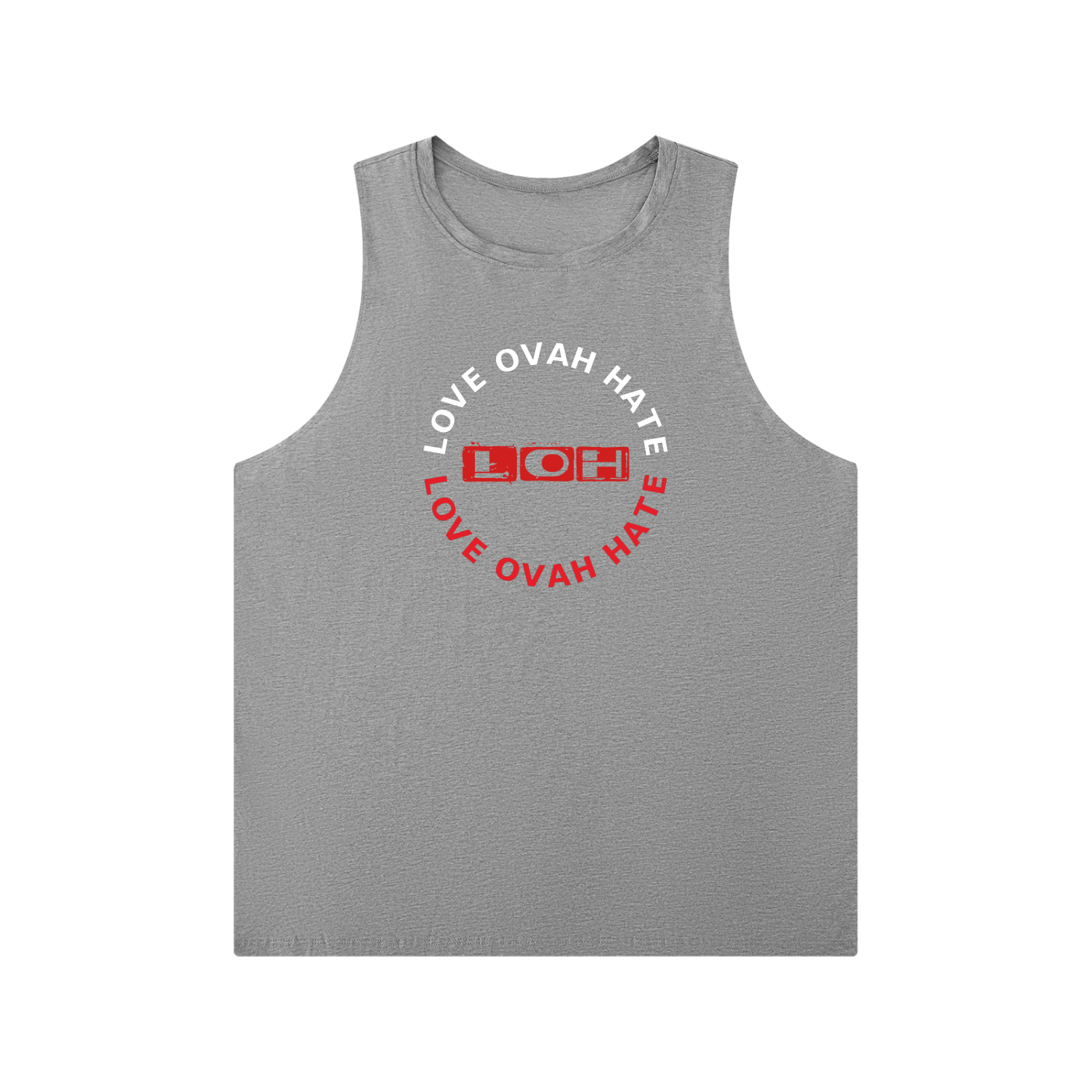 Love Ovah Hate Crewneck Tank Top
