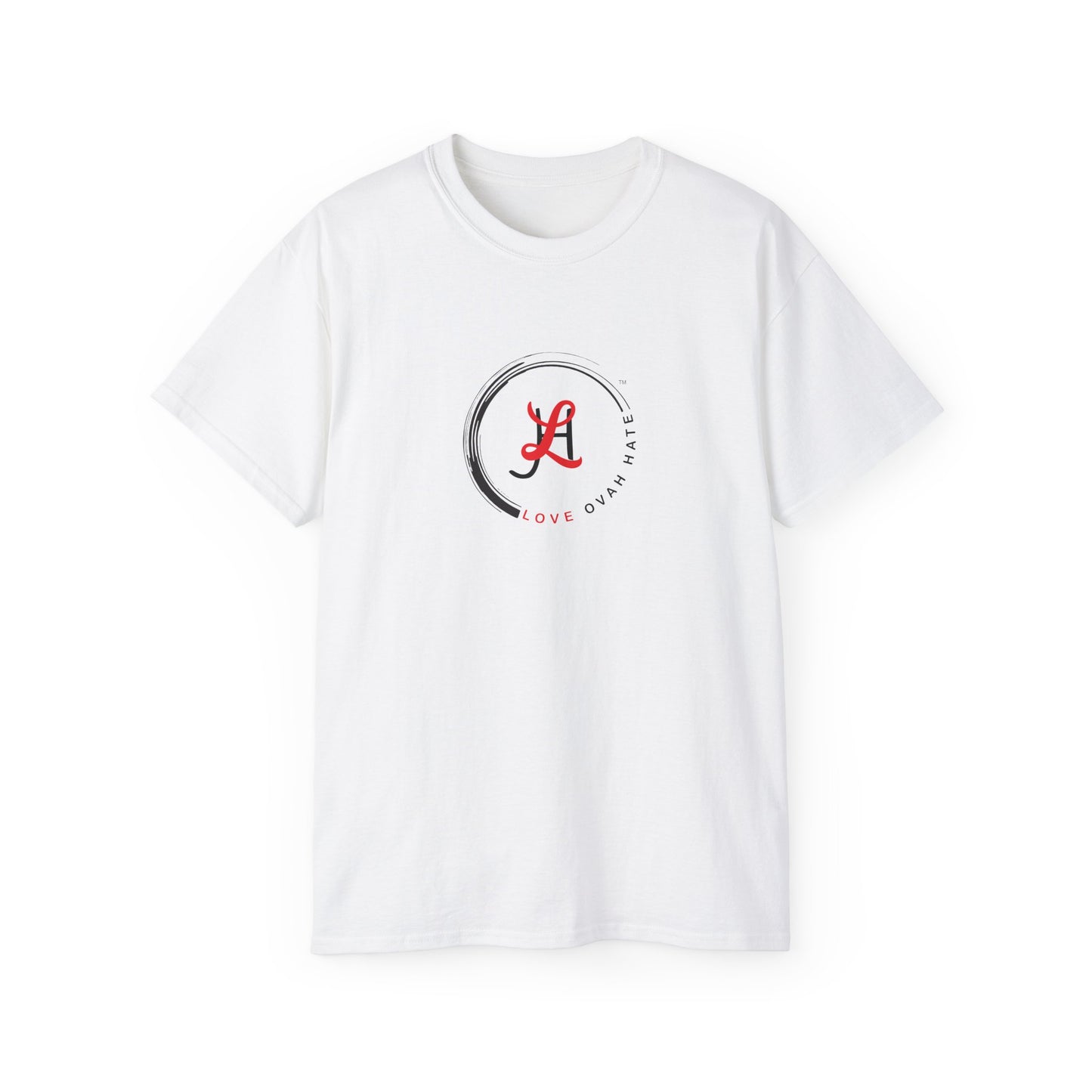 Baumwoll-T-Shirt Qualität Konstruktion gerippter Kragen Unisex Passform 