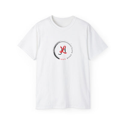 Baumwoll-T-Shirt Qualität Konstruktion gerippter Kragen Unisex Passform 