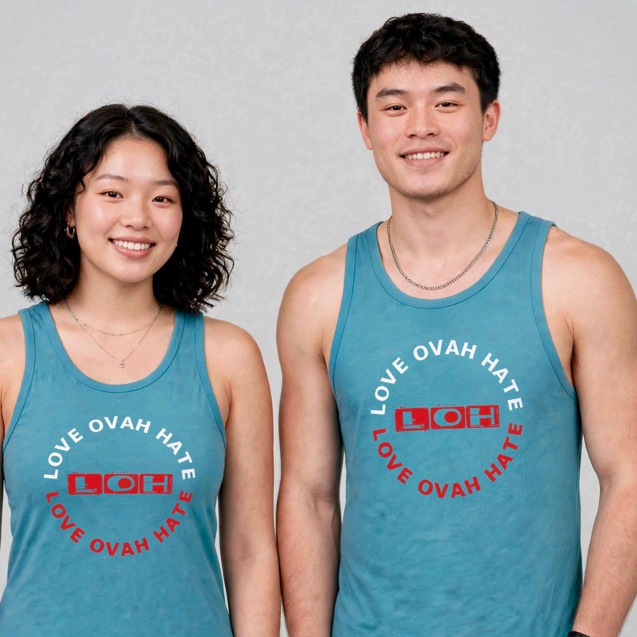 Love Ovah Hate Crewneck Tank Top